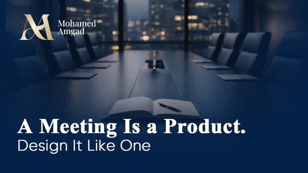 A meeting is a product design it like one article cover
